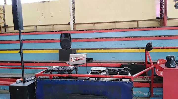 Evento en Coliseo  Audio RCF Evox12 y FBT Jolly 15a